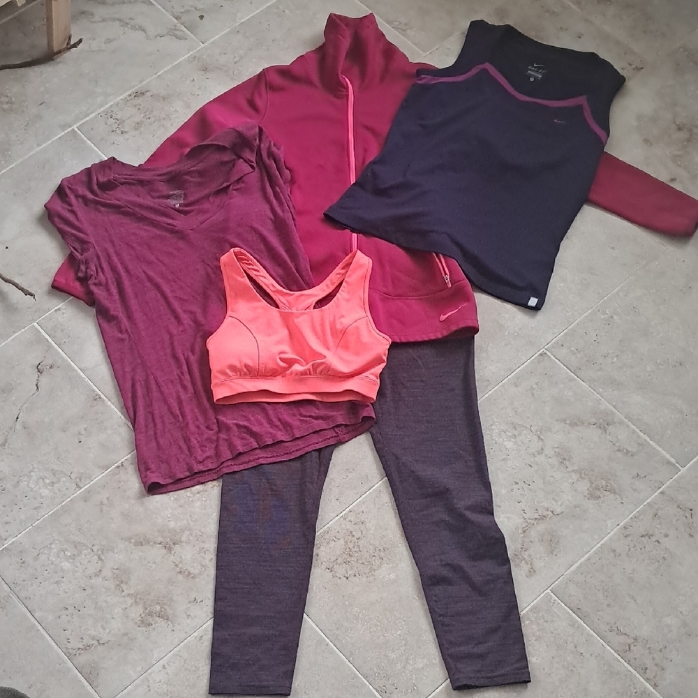 Kids Pink and Orange Shirt Set